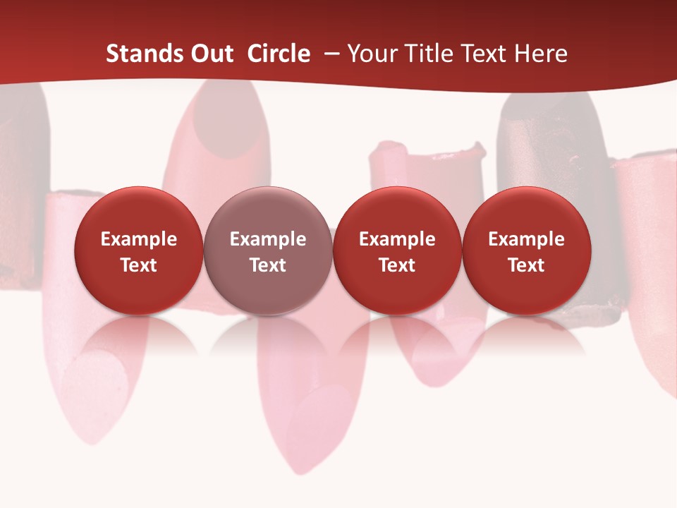 Lipstick Palette PowerPoint Template