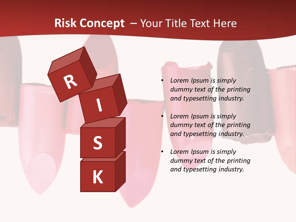 Lipstick Palette PowerPoint Template