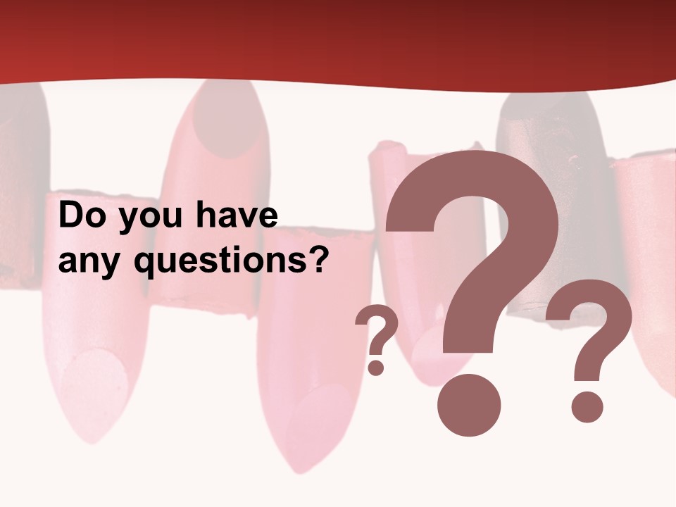 Lipstick Palette PowerPoint Template