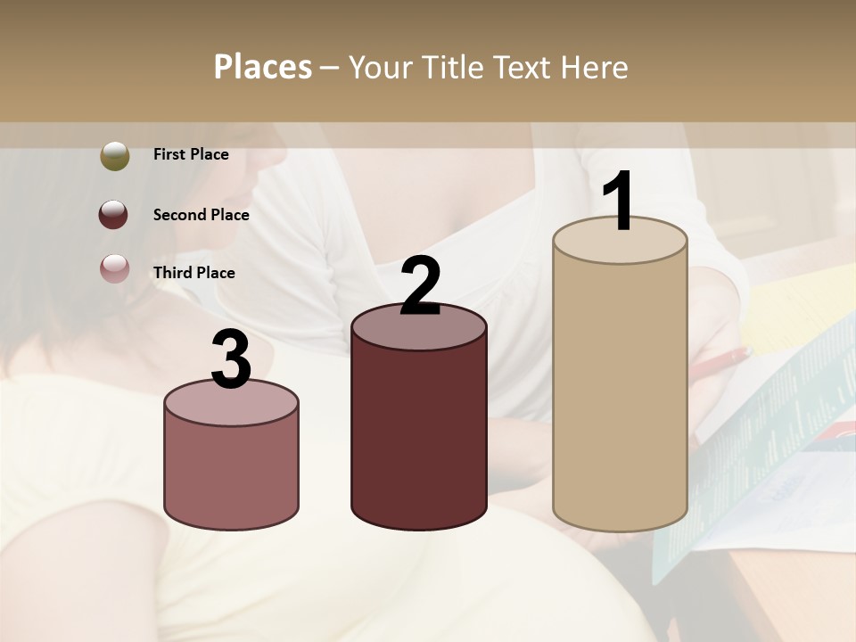 Pregnant Girl PowerPoint Template