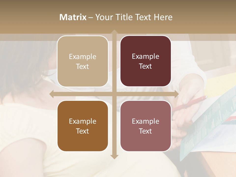 Pregnant Girl PowerPoint Template