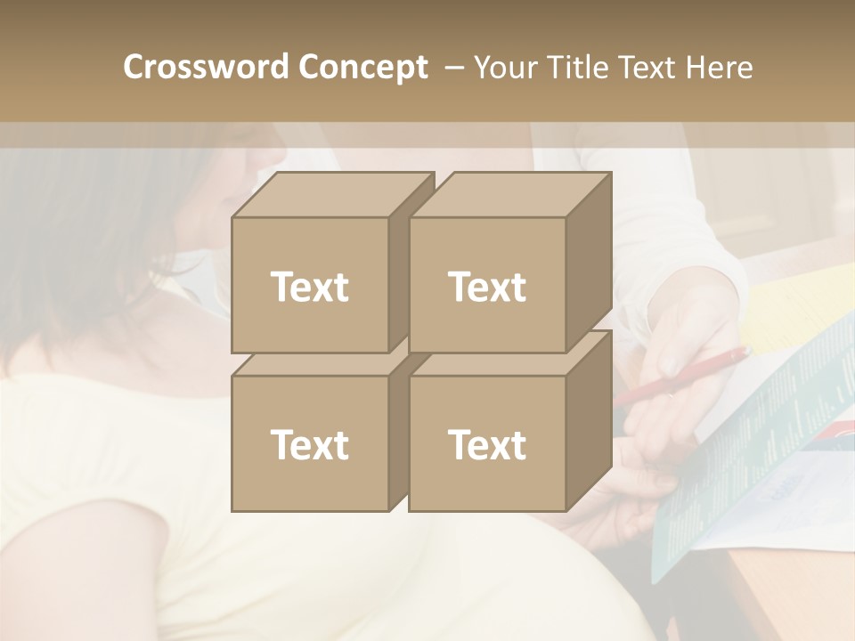 Pregnant Girl PowerPoint Template