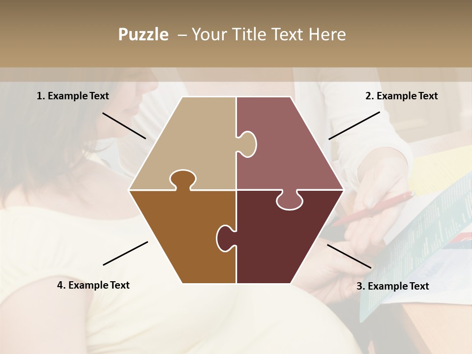 Pregnant Girl PowerPoint Template