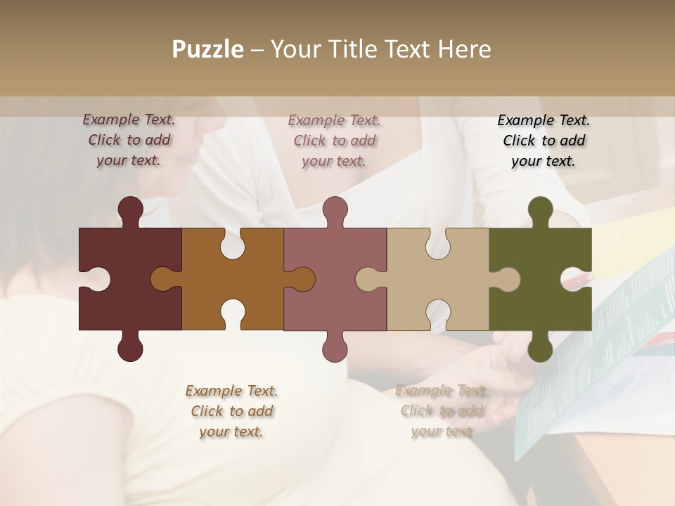 Pregnant Girl PowerPoint Template