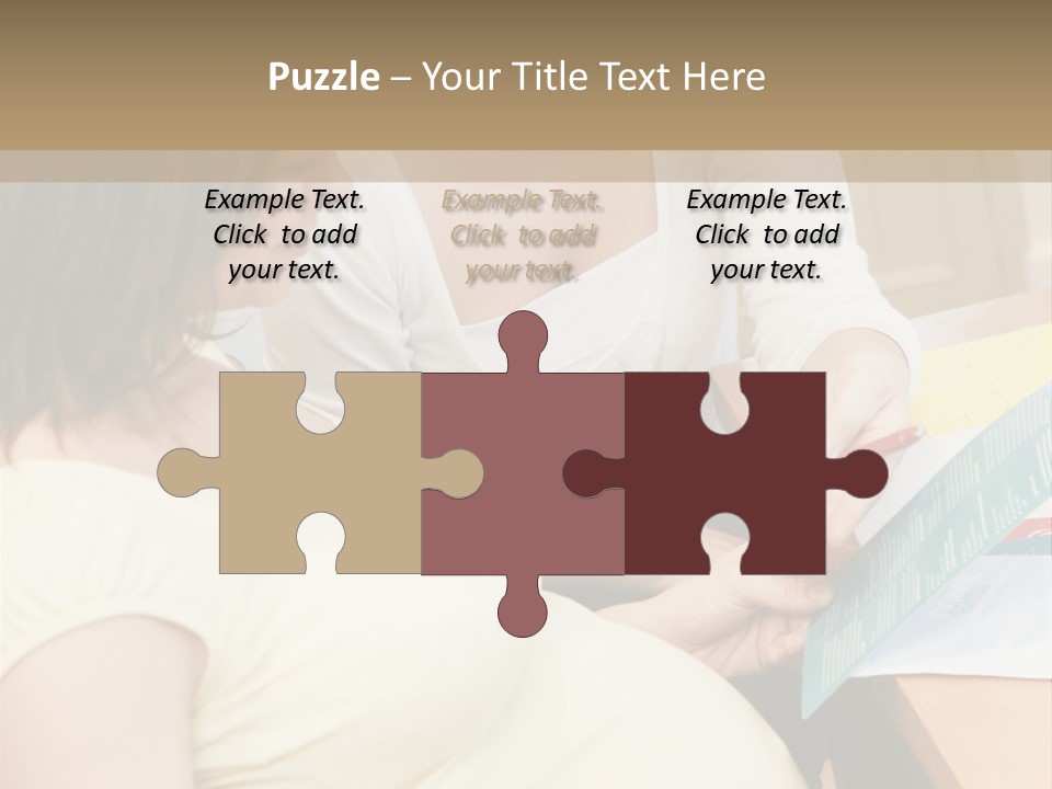 Pregnant Girl PowerPoint Template