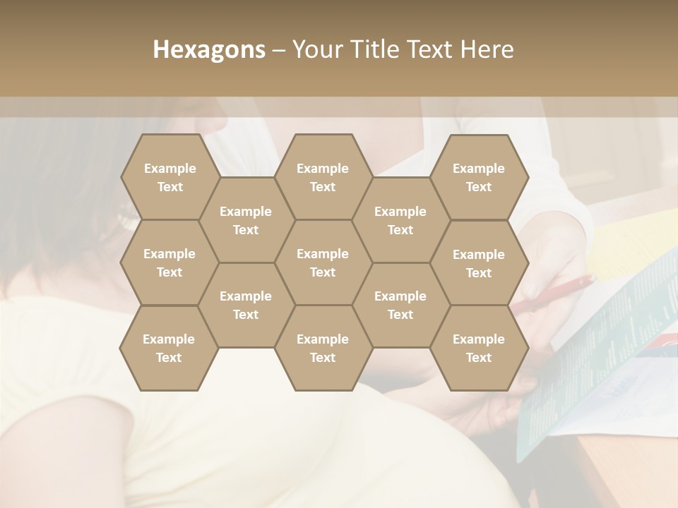 Pregnant Girl PowerPoint Template