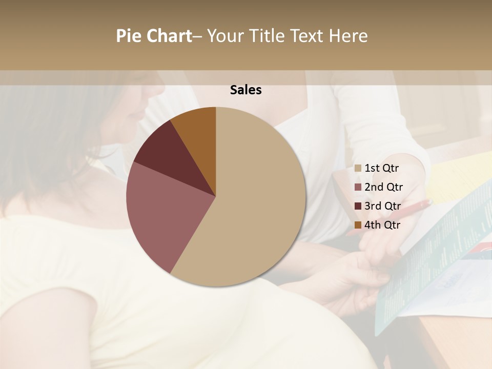 Pregnant Girl PowerPoint Template