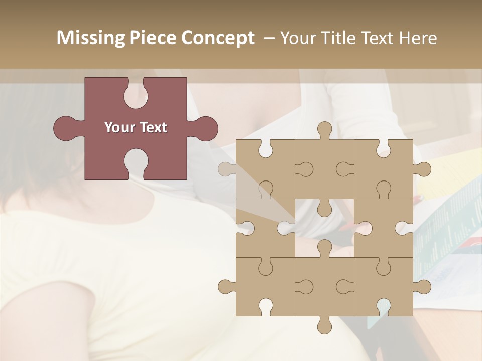 Pregnant Girl PowerPoint Template