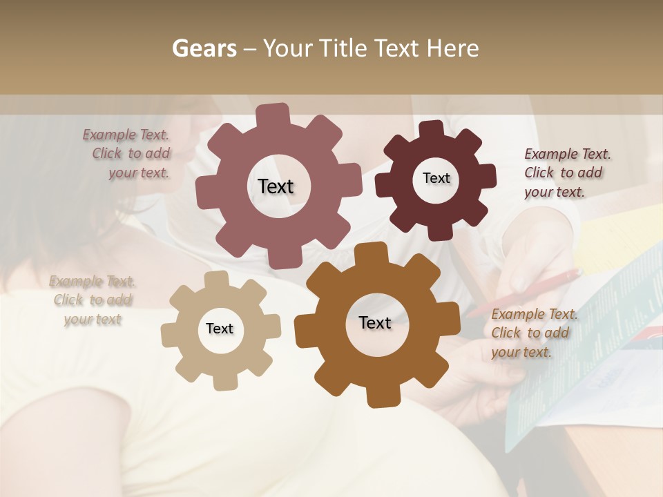 Pregnant Girl PowerPoint Template