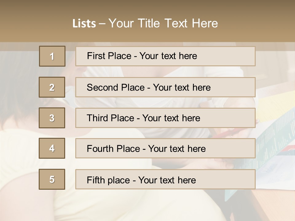 Pregnant Girl PowerPoint Template