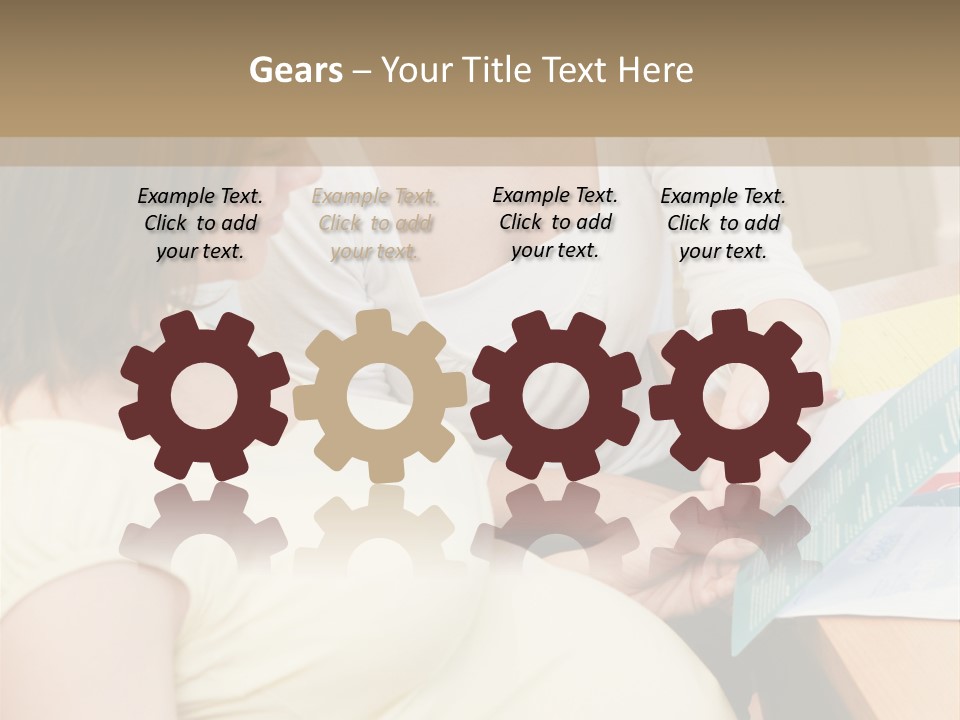 Pregnant Girl PowerPoint Template