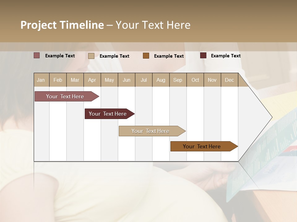 Pregnant Girl PowerPoint Template