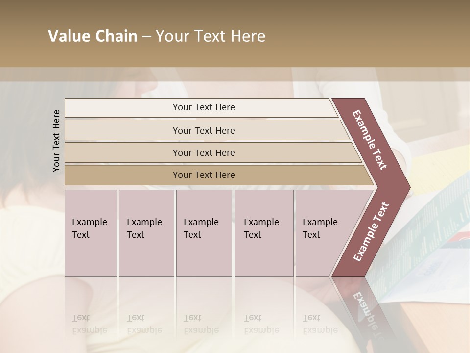 Pregnant Girl PowerPoint Template