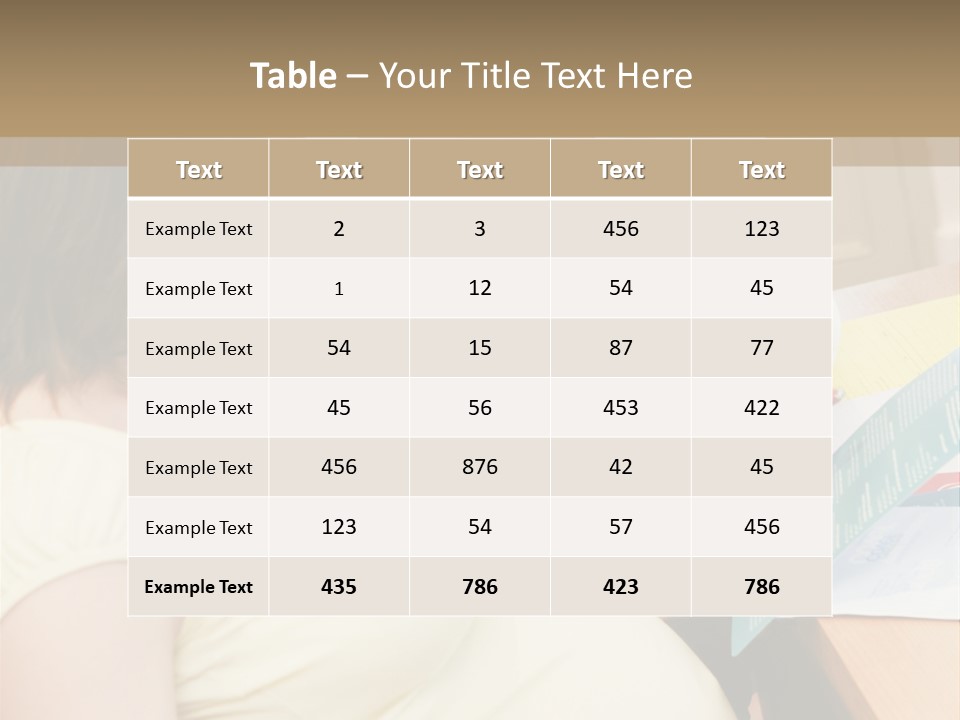 Pregnant Girl PowerPoint Template