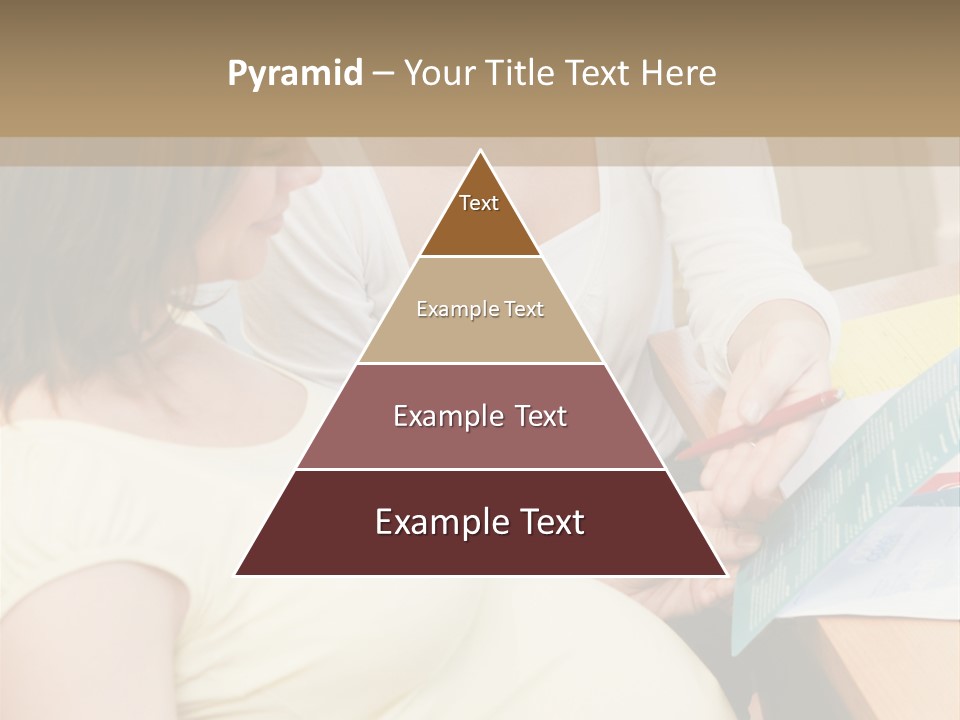 Pregnant Girl PowerPoint Template