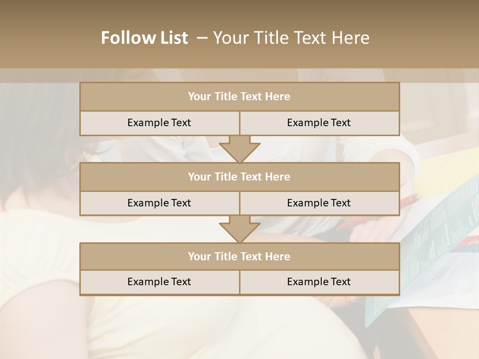 Pregnant Girl PowerPoint Template