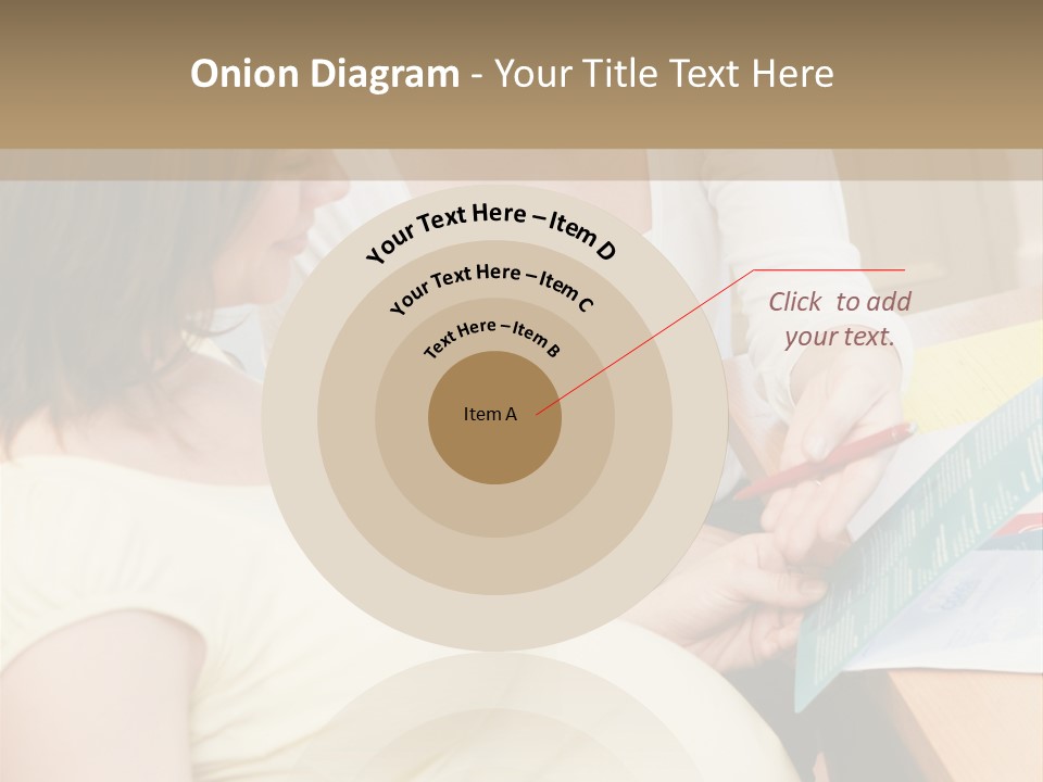 Pregnant Girl PowerPoint Template