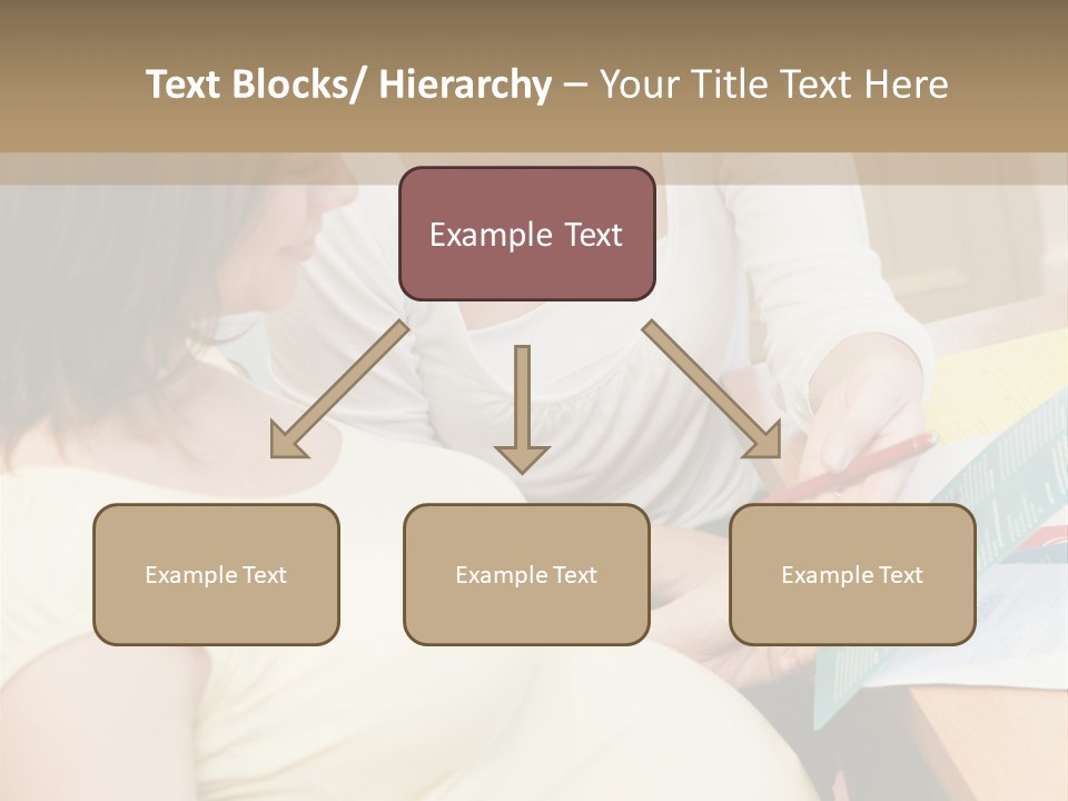 Pregnant Girl PowerPoint Template