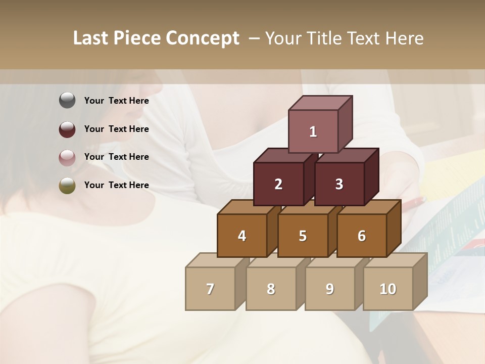 Pregnant Girl PowerPoint Template