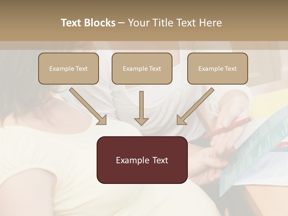 Pregnant Girl PowerPoint Template