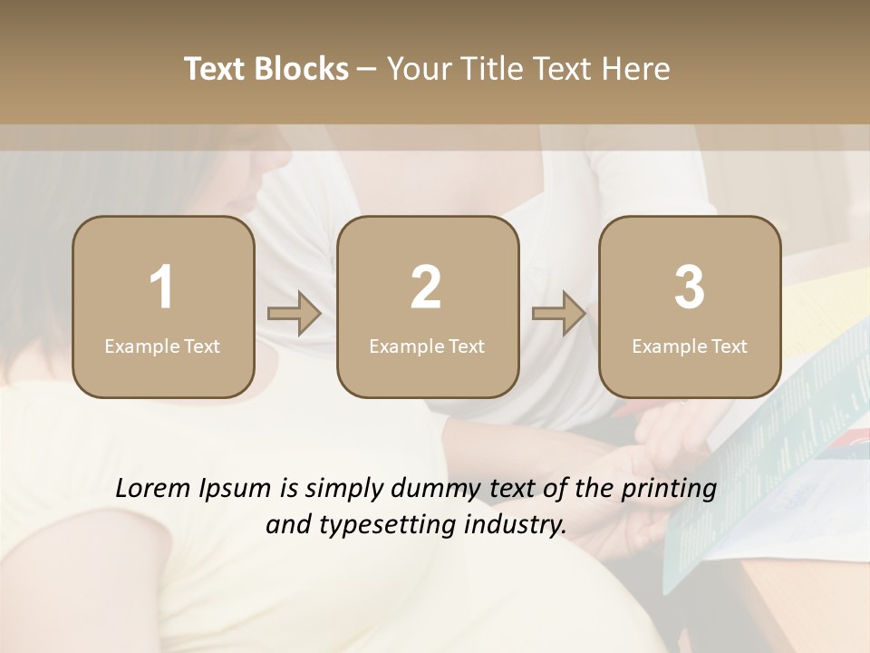 Pregnant Girl PowerPoint Template