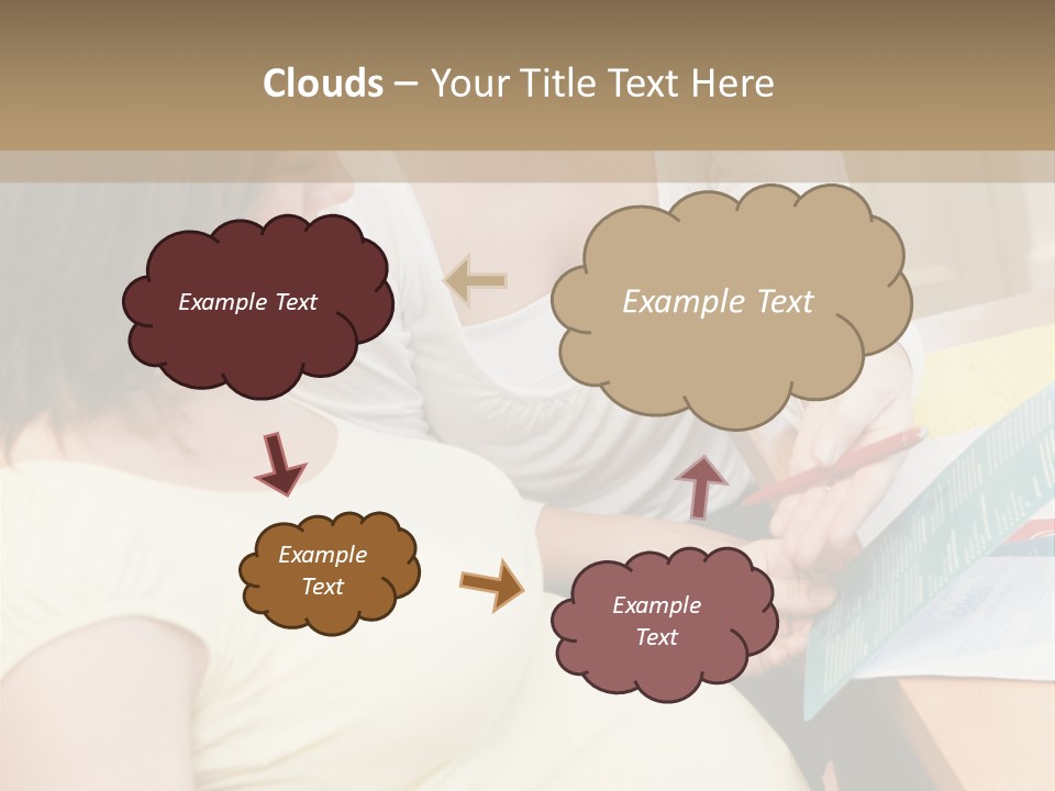 Pregnant Girl PowerPoint Template