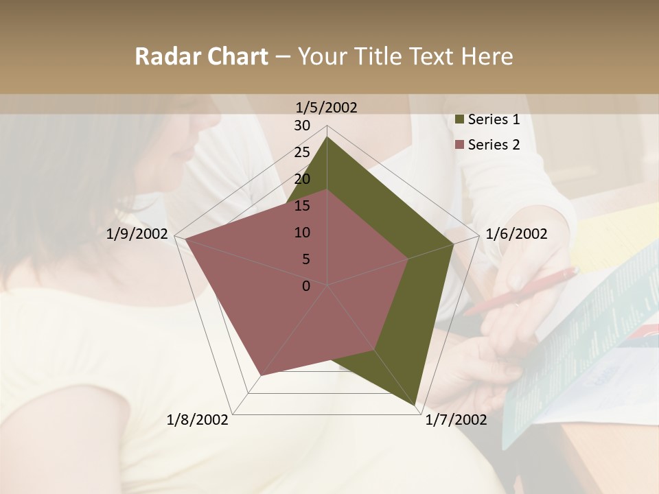 Pregnant Girl PowerPoint Template