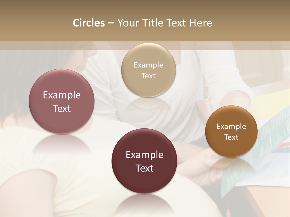 Pregnant Girl PowerPoint Template