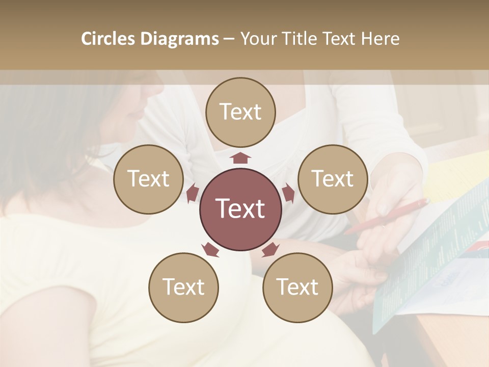 Pregnant Girl PowerPoint Template