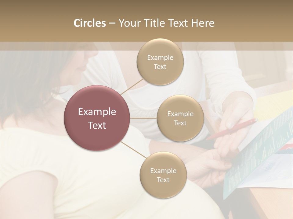 Pregnant Girl PowerPoint Template