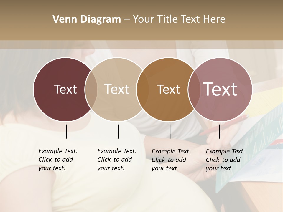 Pregnant Girl PowerPoint Template