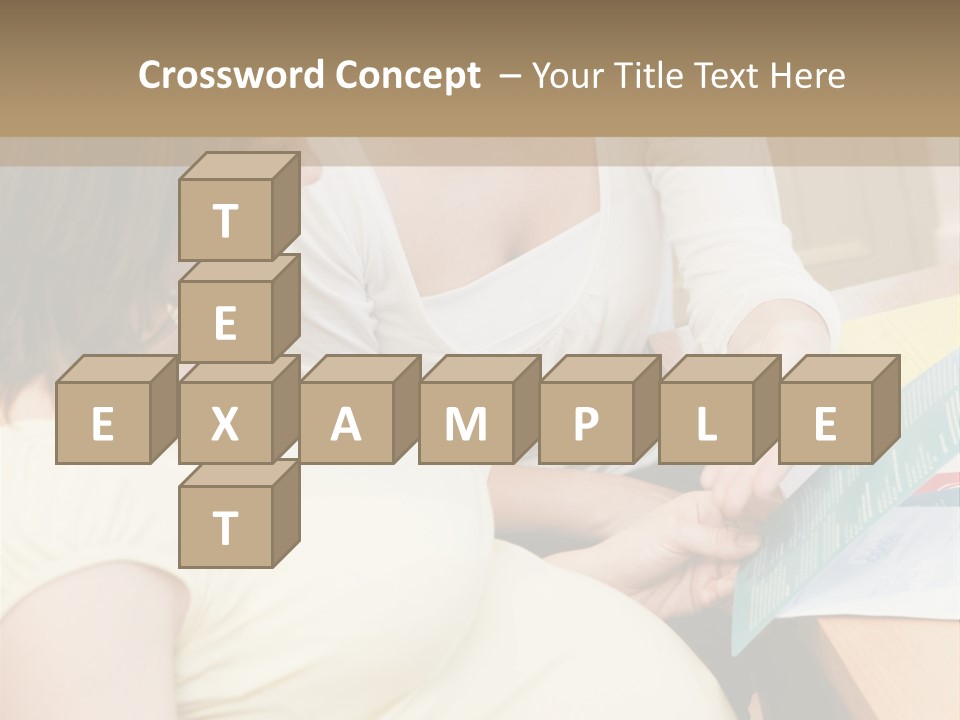 Pregnant Girl PowerPoint Template