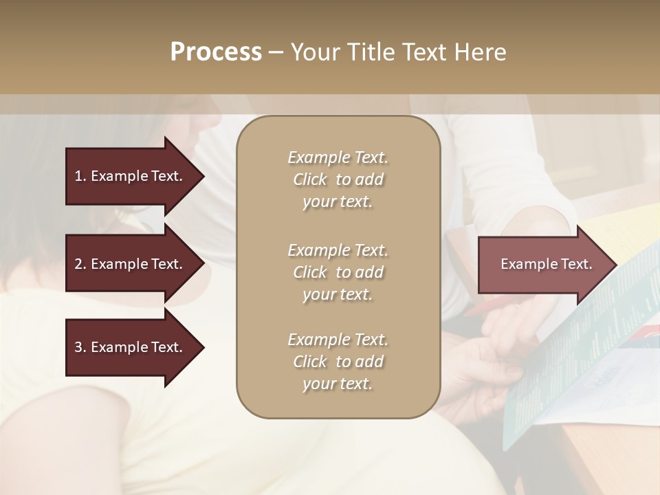 Pregnant Girl PowerPoint Template