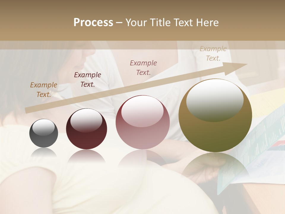 Pregnant Girl PowerPoint Template