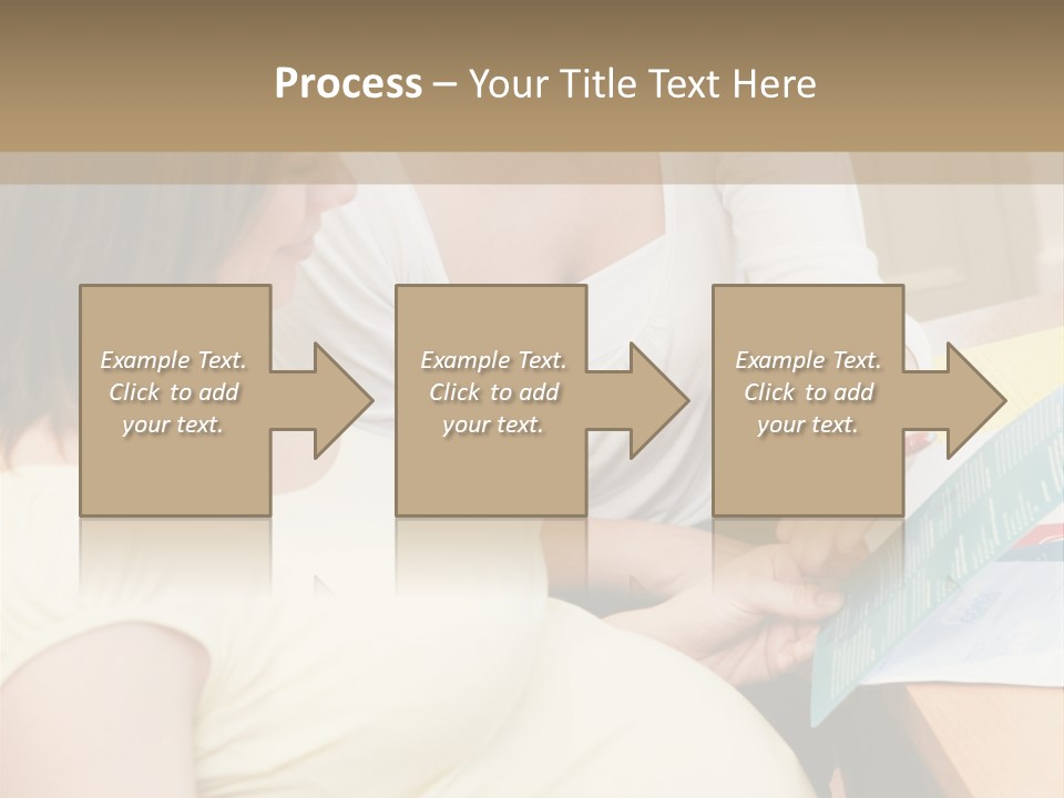 Pregnant Girl PowerPoint Template
