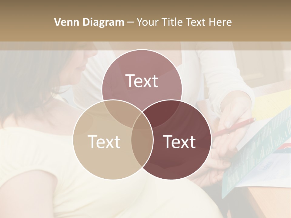 Pregnant Girl PowerPoint Template