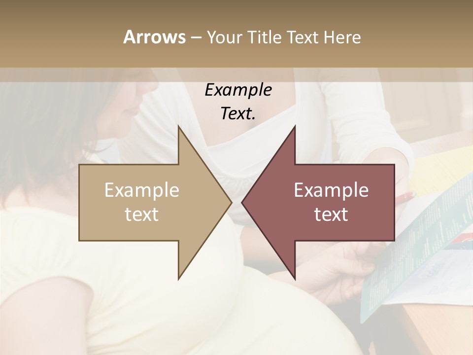 Pregnant Girl PowerPoint Template