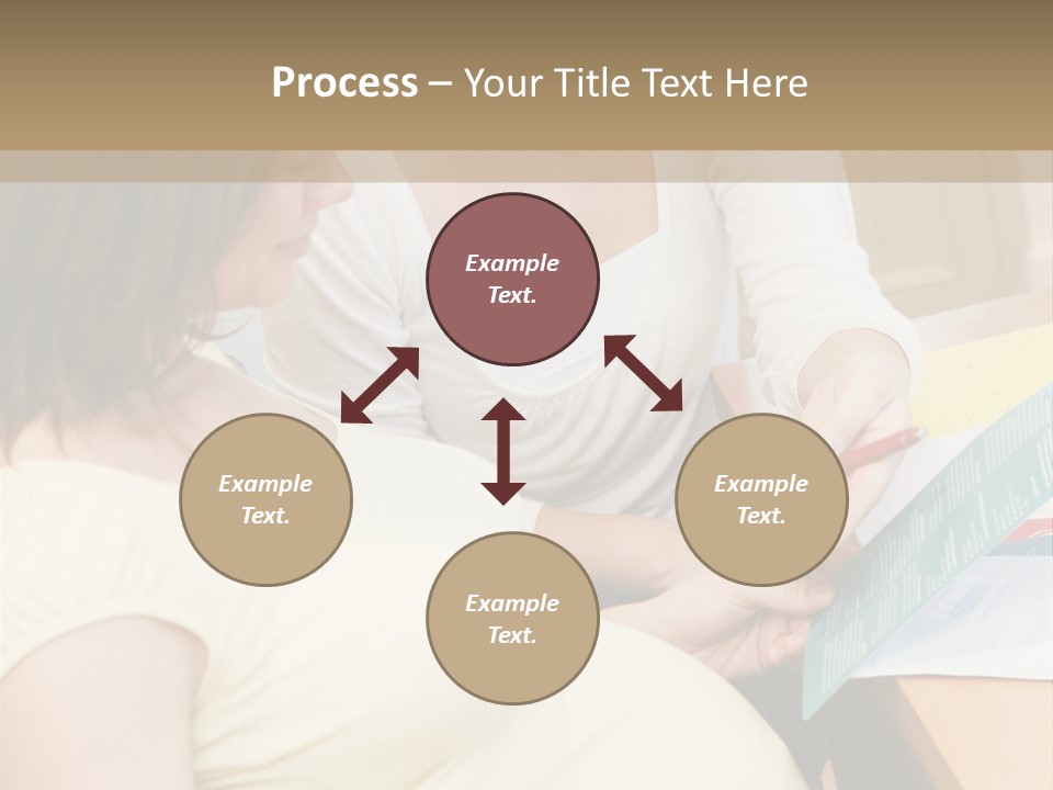 Pregnant Girl PowerPoint Template