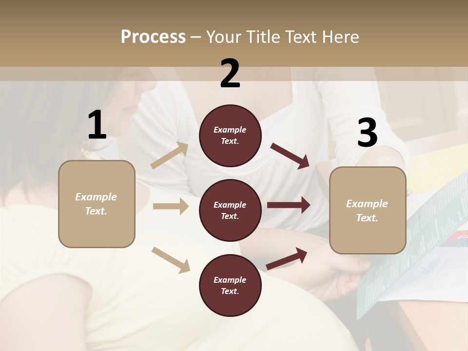 Pregnant Girl PowerPoint Template