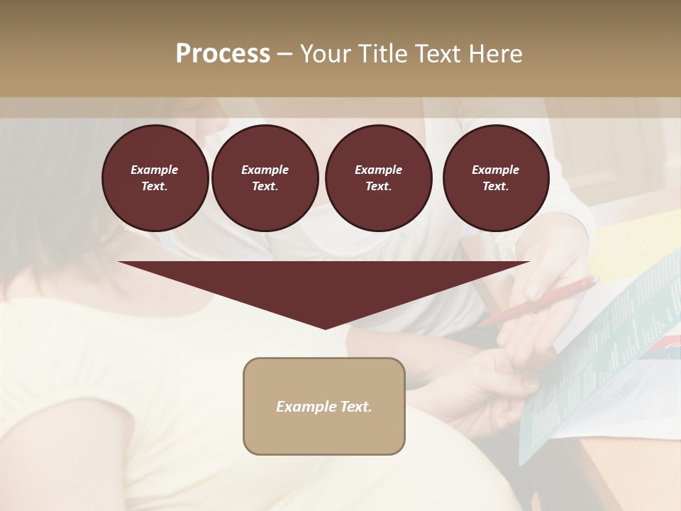 Pregnant Girl PowerPoint Template