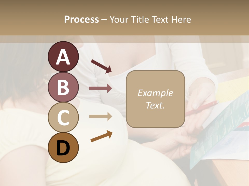 Pregnant Girl PowerPoint Template