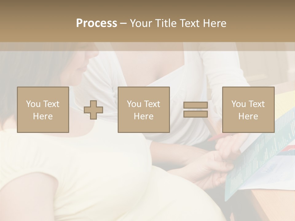 Pregnant Girl PowerPoint Template