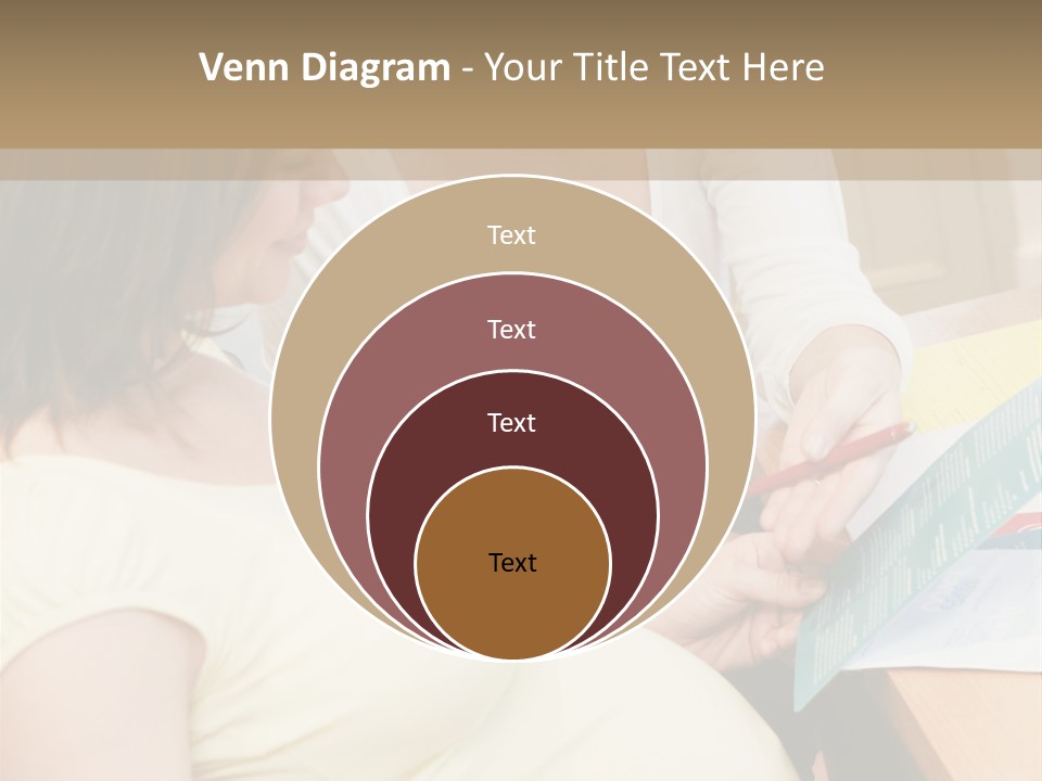 Pregnant Girl PowerPoint Template