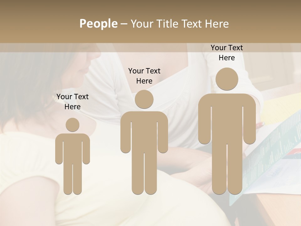 Pregnant Girl PowerPoint Template