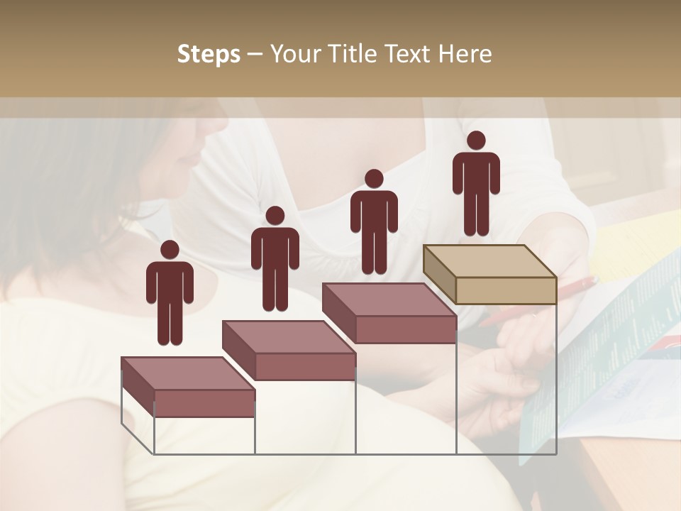 Pregnant Girl PowerPoint Template