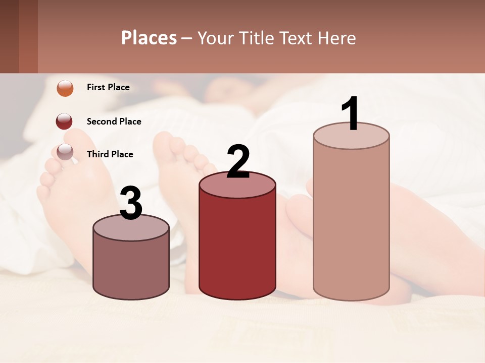 Girl And Boy In Bed PowerPoint Template