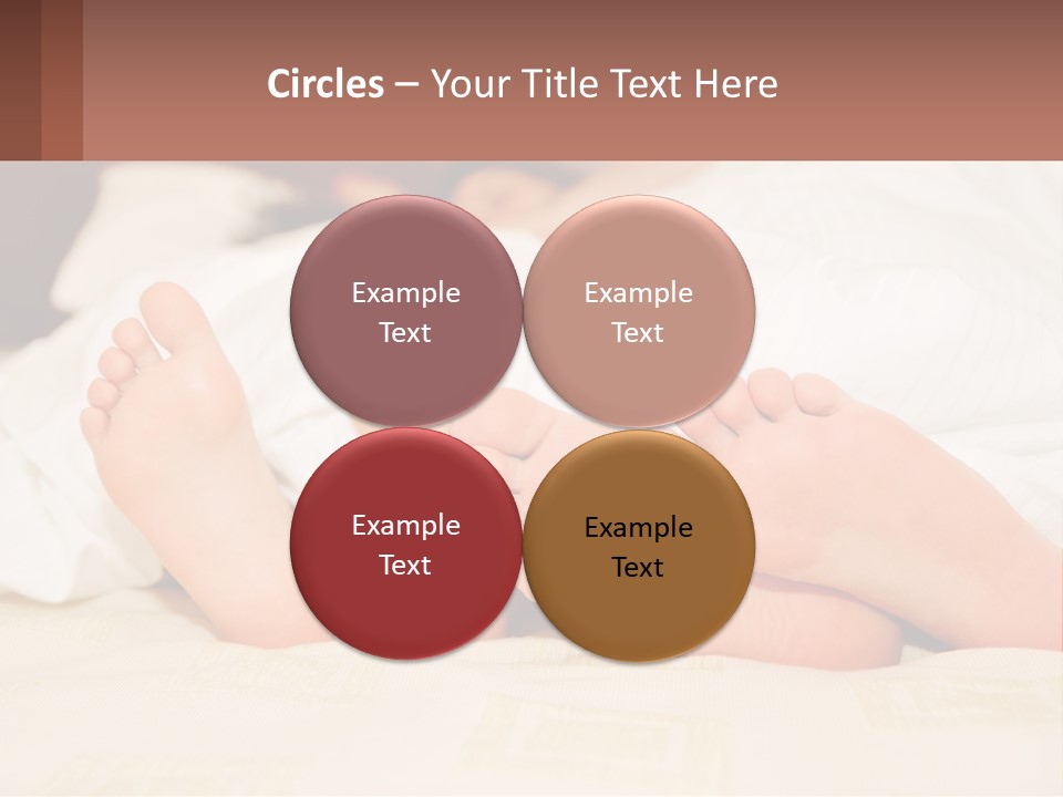 Girl And Boy In Bed PowerPoint Template