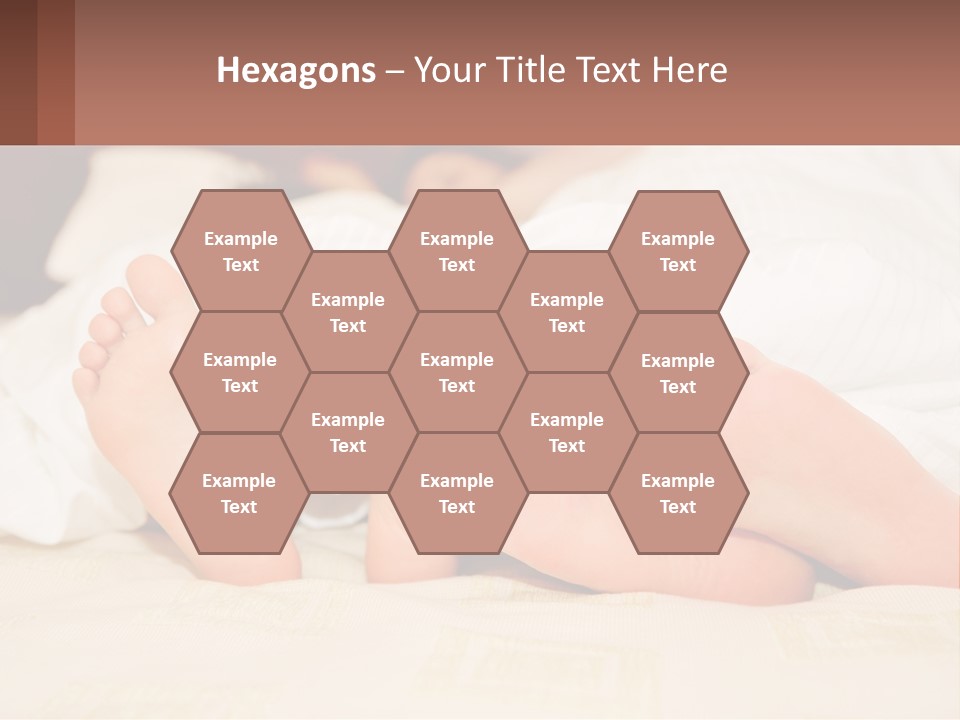 Girl And Boy In Bed PowerPoint Template