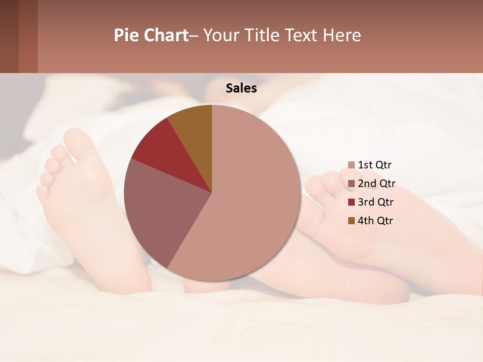 Girl And Boy In Bed PowerPoint Template