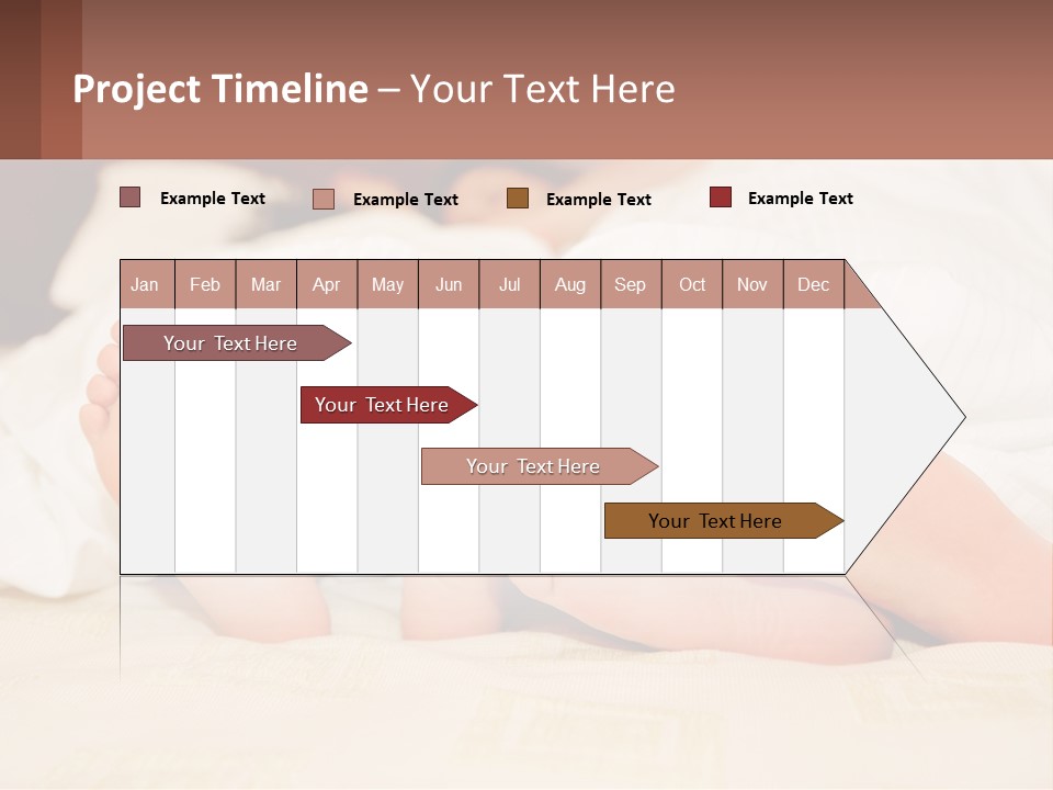 Girl And Boy In Bed PowerPoint Template